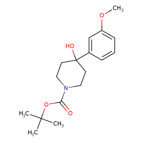 tert-butyl 4-hydroxy-4-(3-methoxyphenyl)piperidine-1-carboxylate