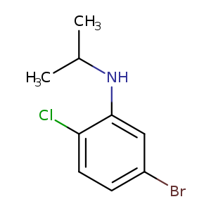 5-Bromo-2-chloro-n-(propan-2-yl)aniline