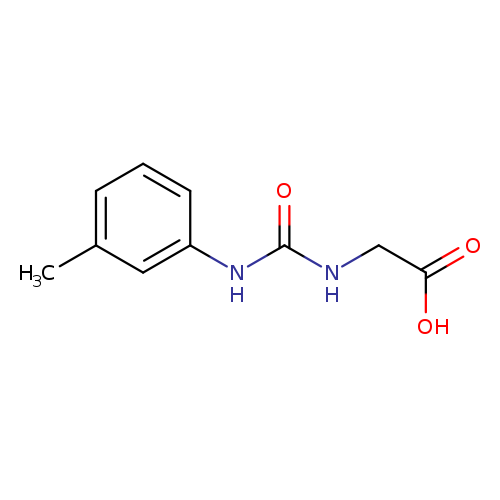 2-{[(3-methylphenyl)carbamoyl]amino}acetic acid