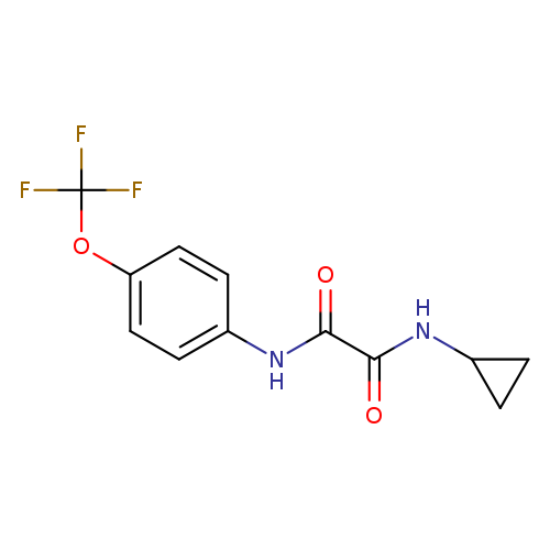 N-cyclopropyl-N'-[4-(trifluoromethoxy)phenyl]ethanediamide