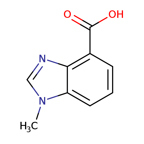1H-Benzimidazole-4-carboxylicacid,1-methyl-(9CI)