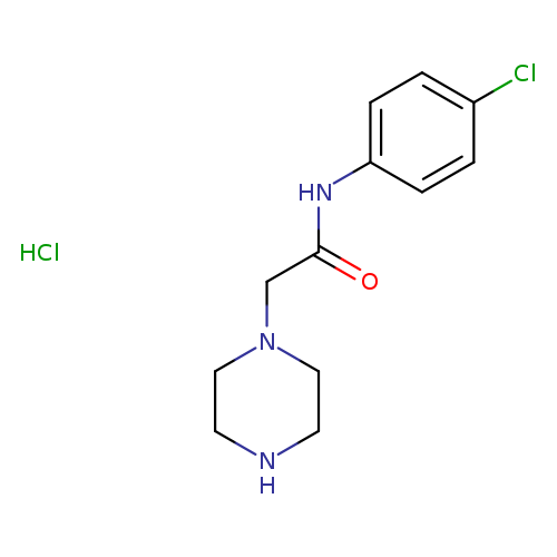 N-(4-chlorophenyl)-2-(piperazin-1-yl)acetamide hydrochloride