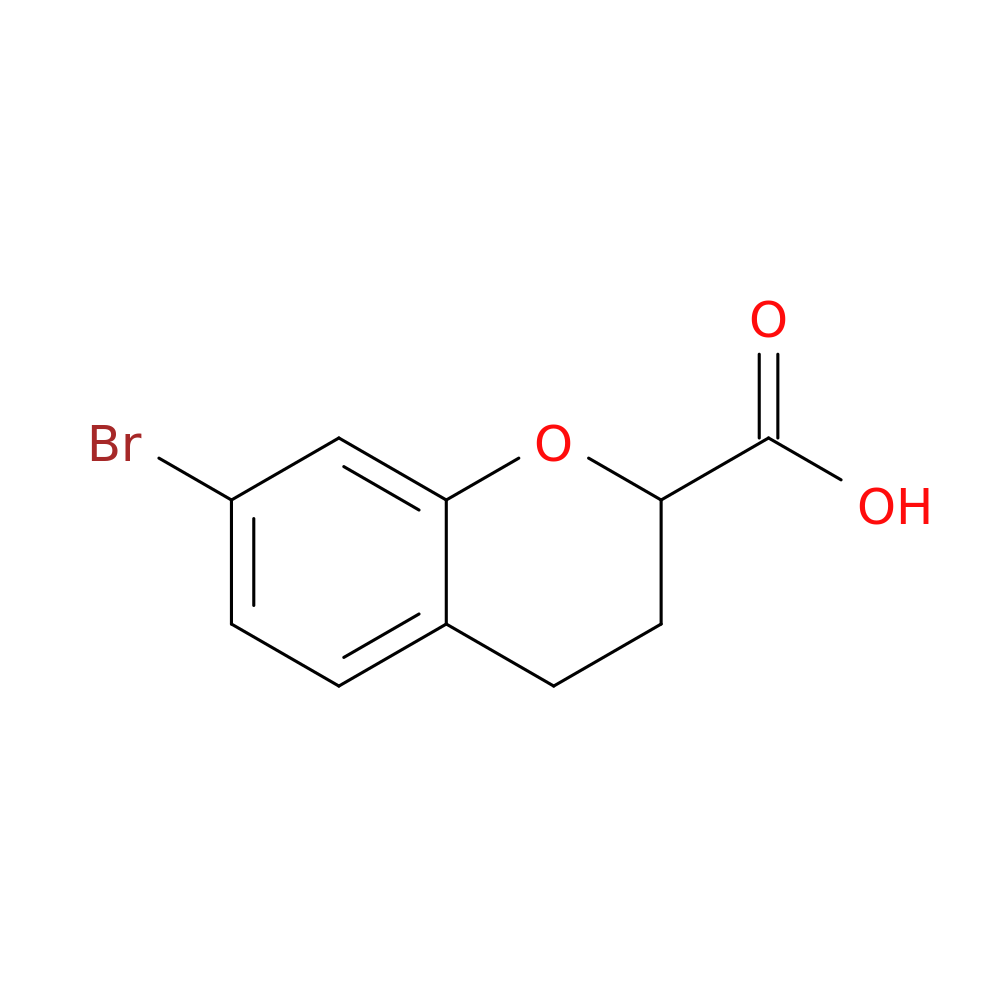7-bromo-3,4-dihydro-2H-1-benzopyran-2-carboxylic acid