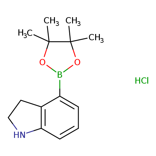 4-(Tetramethyl-1,3,2-dioxaborolan-2-yl)-2,3-dihydro-1H-indole hydrochloride