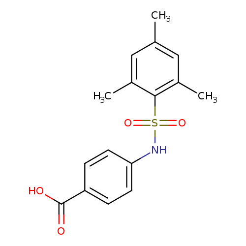 Benzoic acid, 4-[[(2,4,6-trimethylphenyl)sulfonyl]amino]-