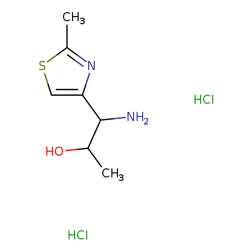 1-amino-1-(2-methyl-1,3-thiazol-4-yl)propan-2-ol dihydrochloride
