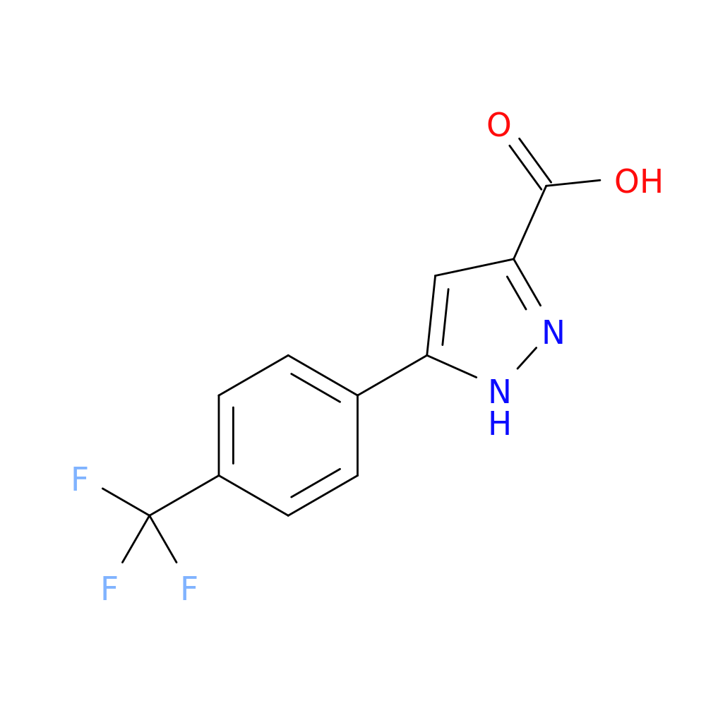 5-(4-(trifluoromethyl)phenyl)-1H-pyrazole-3-carboxylic acid