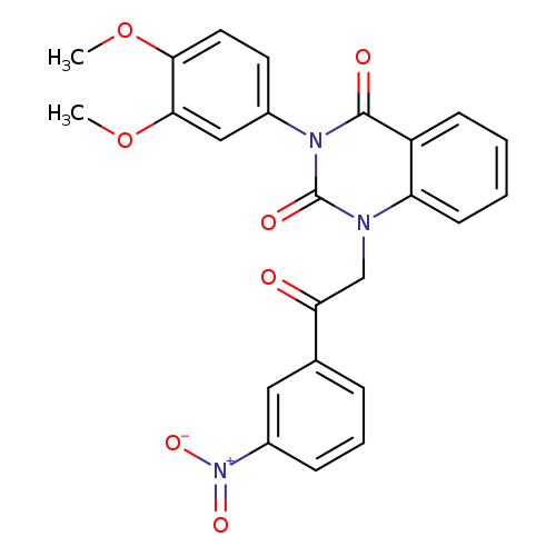 3-(3,4-dimethoxyphenyl)-1-[2-(3-nitrophenyl)-2-oxoethyl]-1,2,3,4-tetrahydroquinazoline-2,4-dione