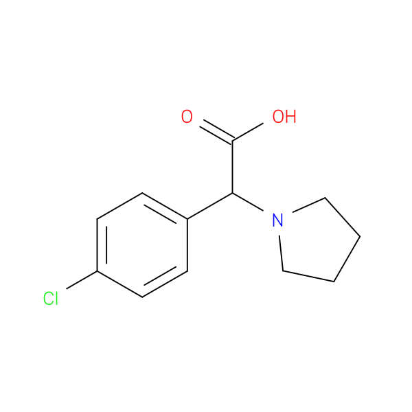 2-(4-Chlorophenyl)-2-(pyrrolidin-1-yl)acetic acid