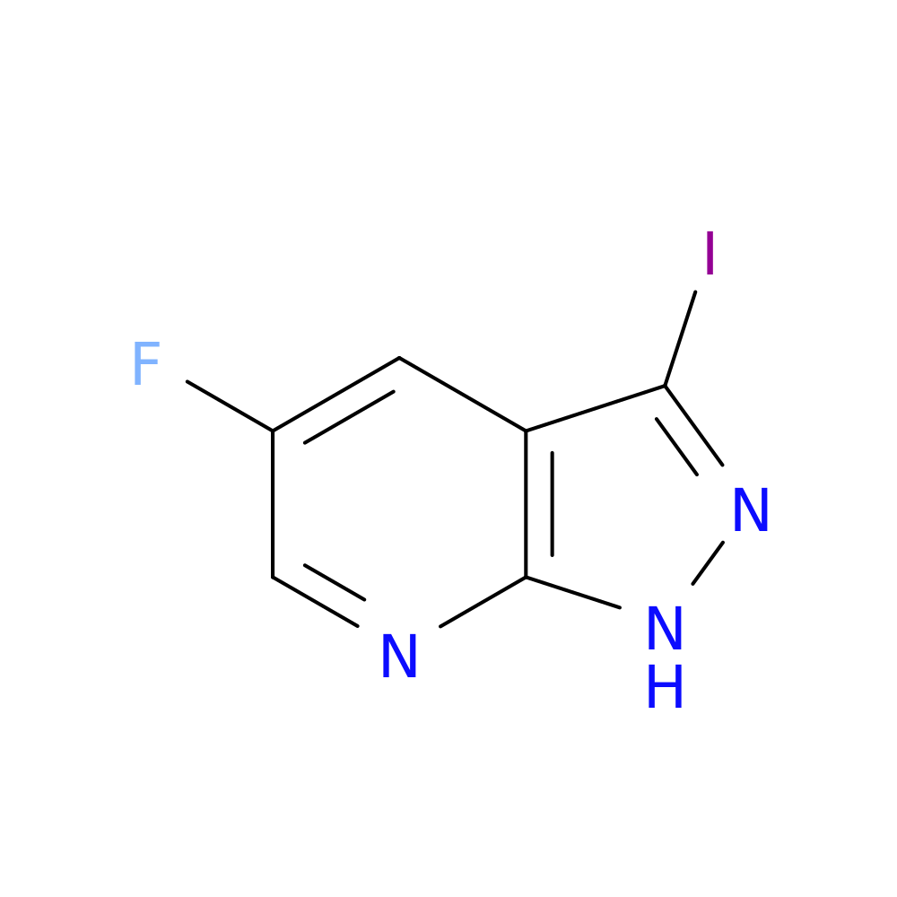 5-Fluoro-3-iodo-1H-pyrazolo[3，4-b]pyridine