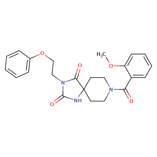 8-(2-methoxybenzoyl)-3-(2-phenoxyethyl)-1,3,8-triazaspiro[4.5]decane-2,4-dione