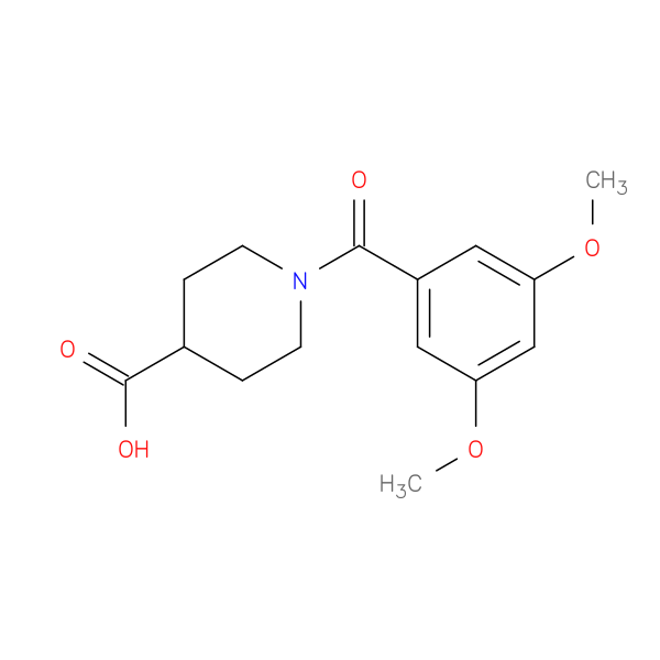 1-(3,5-Dimethoxybenzoyl)piperidine-4-carboxylic acid