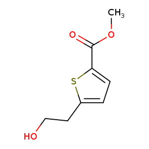 2-Thiophenecarboxylic acid, 5-(2-hydroxyethyl)-, methyl ester