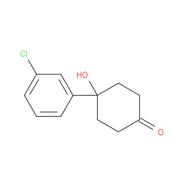 4-(3-chlorophenyl)-4-hydroxycyclohexan-1-one