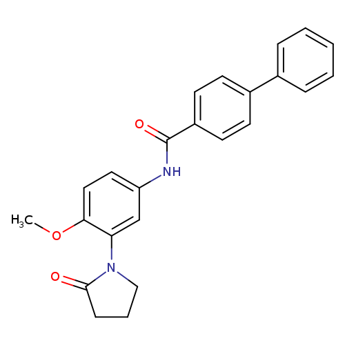 N-[4-methoxy-3-(2-oxopyrrolidin-1-yl)phenyl]-[1,1'-biphenyl]-4-carboxamide