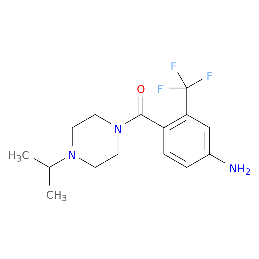 (4-Amino-2-(trifluoromethyl)phenyl)(4-isopropylpiperazin-1-yl)methanone