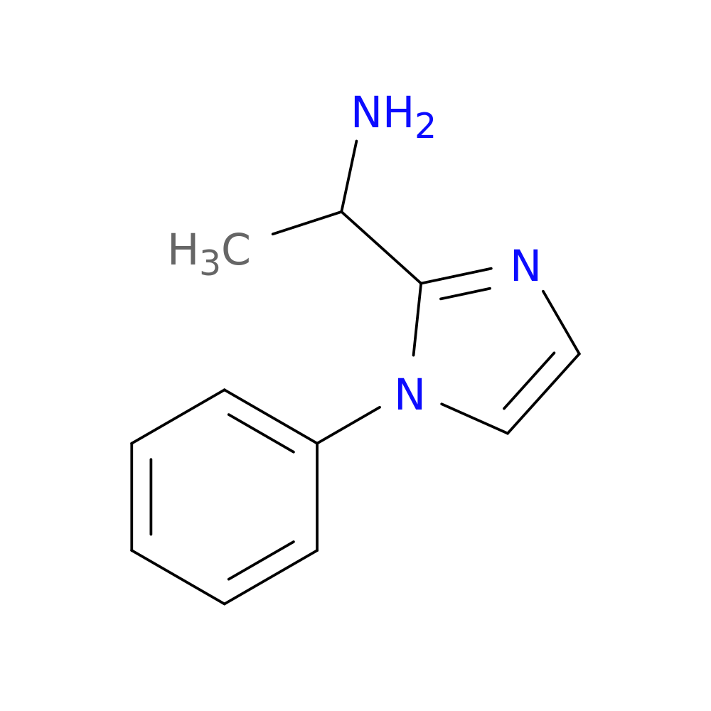 1-(1-phenyl-1H-imidazol-2-yl)ethan-1-amine