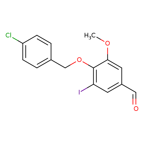 4-[(4-chlorobenzyl)oxy]-3-iodo-5-methoxybenzaldehyde
