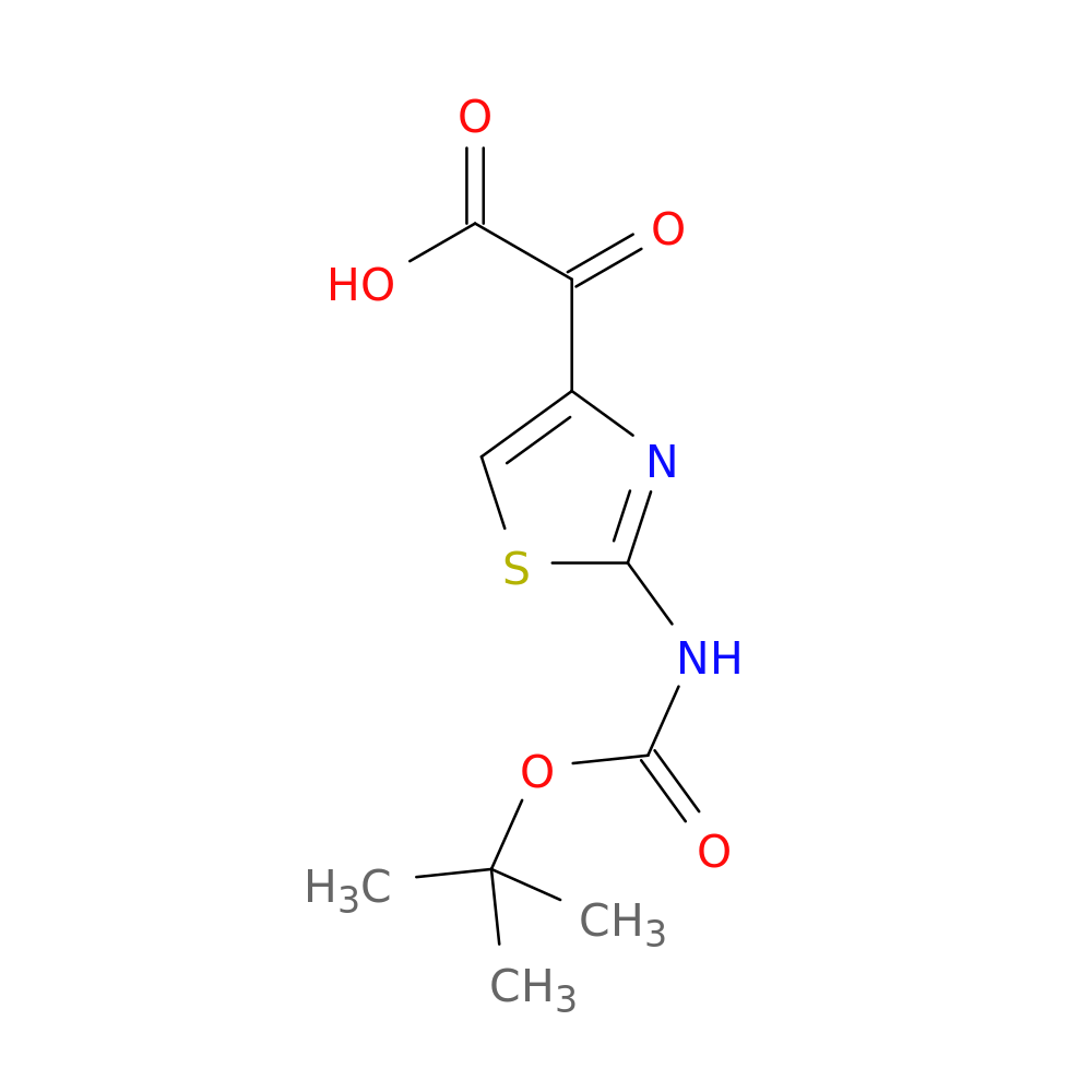 2-(2-((tert-Butoxycarbonyl)amino)thiazol-4-yl)-2-oxoacetic acid