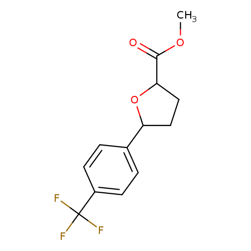 Methyl 5-[4-(trifluoromethyl)phenyl]oxolane-2-carboxylate