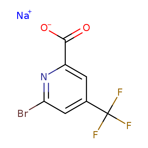 sodium 6-bromo-4-(trifluoromethyl)pyridine-2-carboxylate