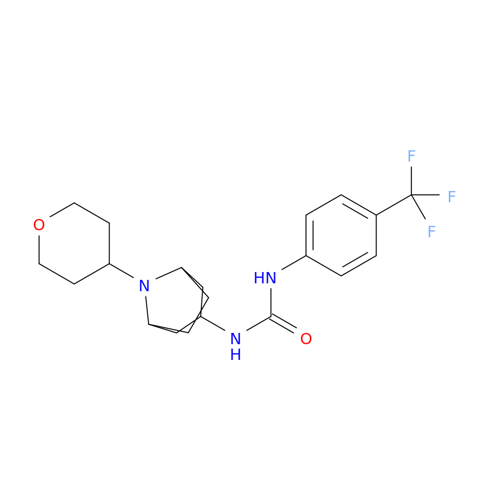 3-[8-(oxan-4-yl)-8-azabicyclo[3.2.1]octan-3-yl]-1-[4-(trifluoromethyl)phenyl]urea