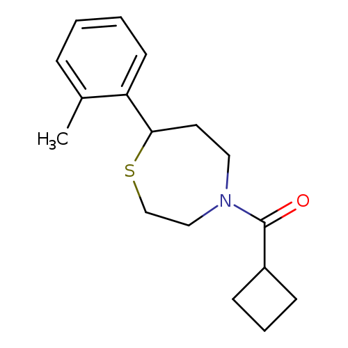 4-cyclobutanecarbonyl-7-(2-methylphenyl)-1,4-thiazepane