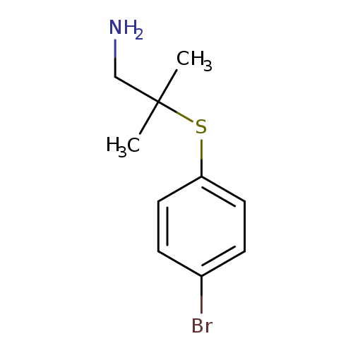 1-[(1-amino-2-methylpropan-2-yl)sulfanyl]-4-bromobenzene