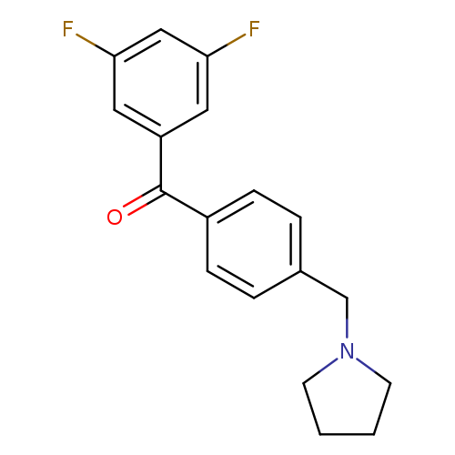 3,5-Difluoro-4'-pyrrolidinomethyl benzophenone