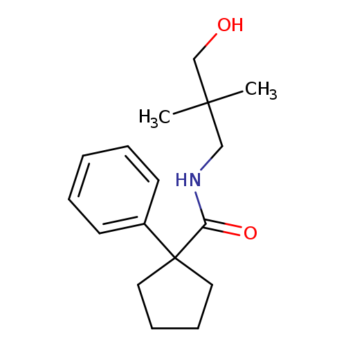 N-(3-hydroxy-2,2-dimethylpropyl)-1-phenylcyclopentane-1-carboxamide
