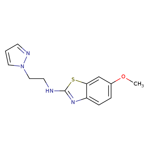 6-METHOXY-N-[2-(1H-PYRAZOL-1-YL)ETHYL]-1,3-BENZOTHIAZOL-2-AMINE