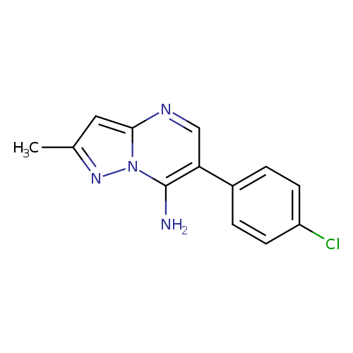 6-(4-Chlorophenyl)-2-methylpyrazolo[1,5-a]pyrimidin-7-amine