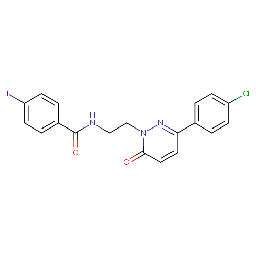 N-{2-[3-(4-chlorophenyl)-6-oxo-1,6-dihydropyridazin-1-yl]ethyl}-4-iodobenzamide