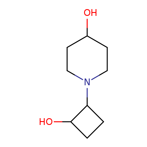 1-(2-hydroxycyclobutyl)piperidin-4-ol