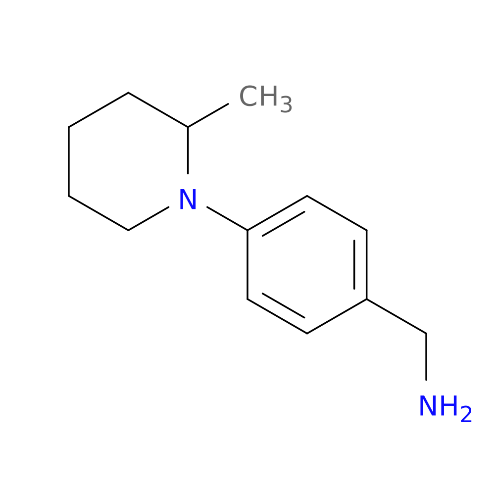 1-[4-(2-Methylpiperidin-1-yl)phenyl]methanamine