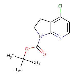 tert-butyl 4-chloro-1H,2H,3H-pyrrolo[2,3-b]pyridine-1-carboxylate
