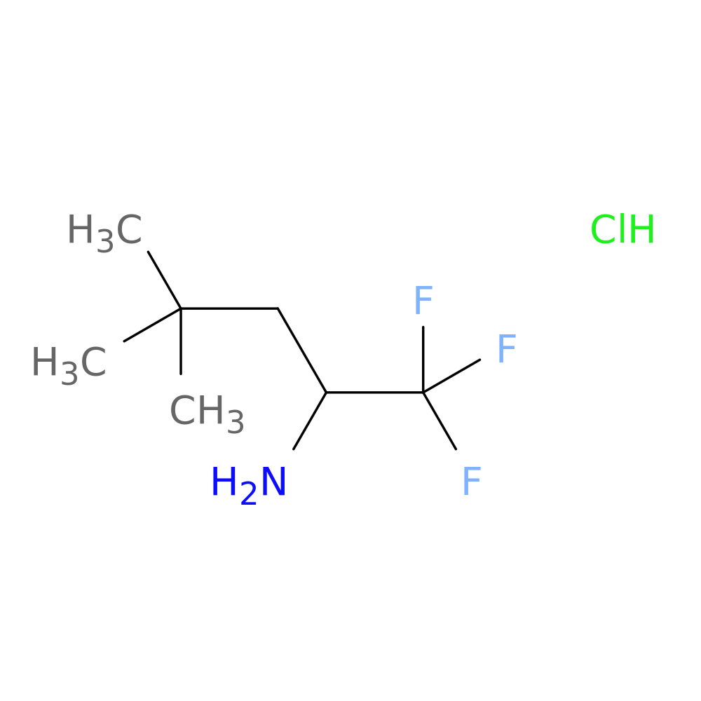 1,1,1-trifluoro-4,4-dimethylpentan-2-amine hydrochloride