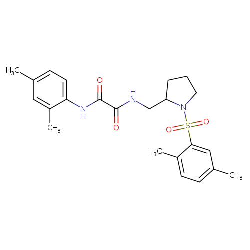 N-{[1-(2,5-dimethylbenzenesulfonyl)pyrrolidin-2-yl]methyl}-N'-(2,4-dimethylphenyl)ethanediamide