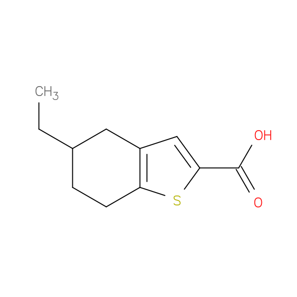 5-Ethyl-4,5,6,7-tetrahydro-1-benzothiophene-2-carboxylic acid