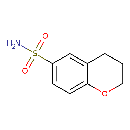 3,4-dihydro-2H-1-benzopyran-6-sulfonamide