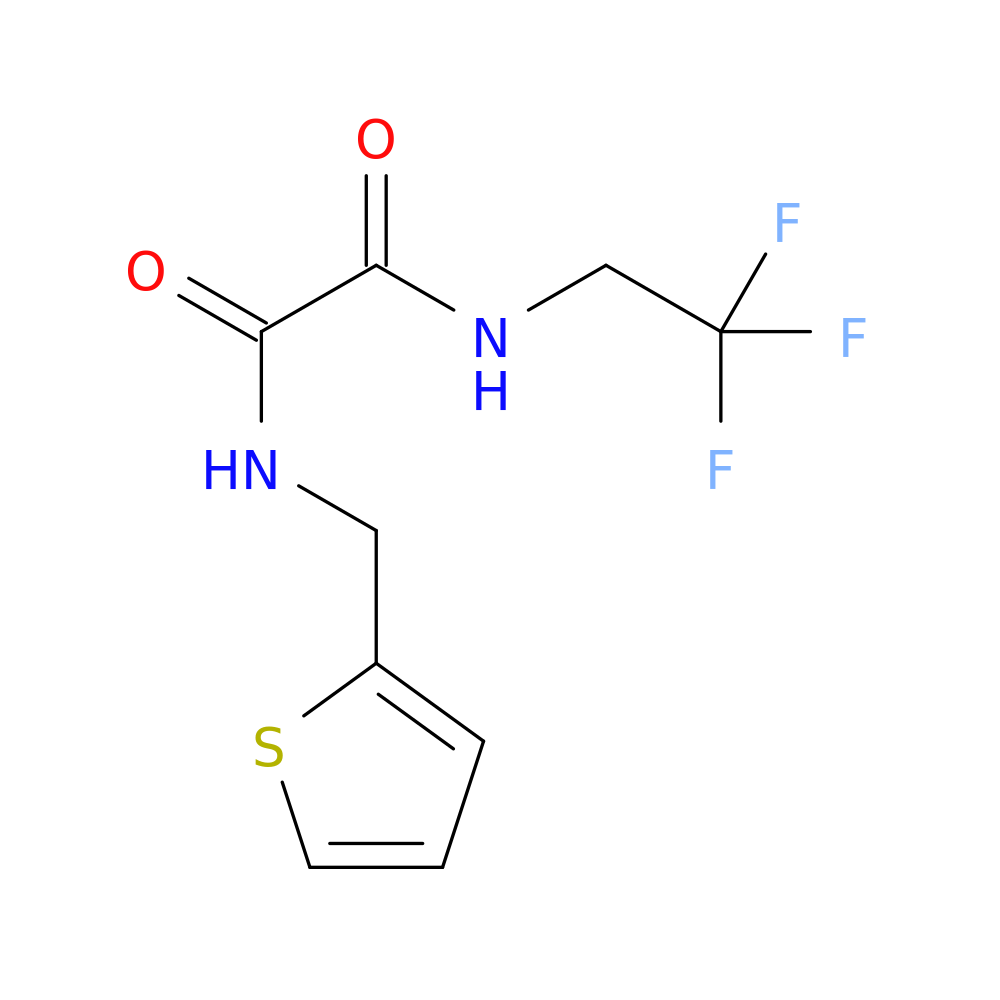 N'-[(thiophen-2-yl)methyl]-N-(2,2,2-trifluoroethyl)ethanediamide