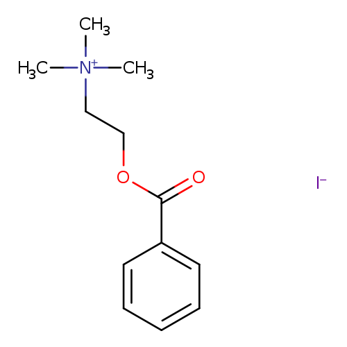 Ethanaminium, 2-(benzoyloxy)-N,N,N-trimethyl-, iodide (1:1)