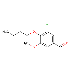 4-Butoxy-3-chloro-5-methoxybenzaldehyde