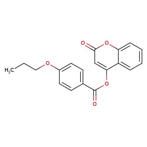 2-oxo-2H-chromen-4-yl 4-propoxybenzoate