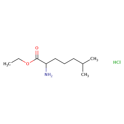 ethyl 2-amino-6-methylheptanoate hydrochloride