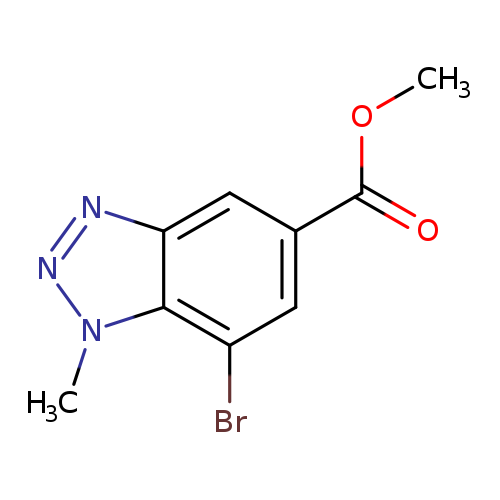 Methyl 7-bromo-1-methyl-1,2,3-benzotriazole-5-carboxylate