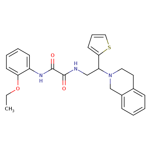 N'-(2-ethoxyphenyl)-N-[2-(1,2,3,4-tetrahydroisoquinolin-2-yl)-2-(thiophen-2-yl)ethyl]ethanediamide