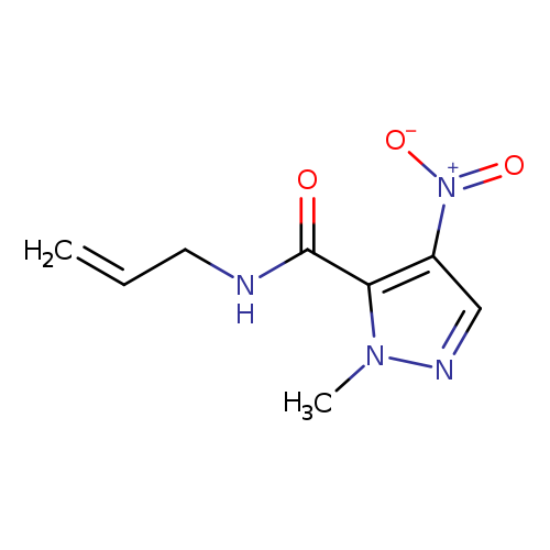 N-allyl-4-nitro-1-methyl-1H-pyrazole-5-carboxamide