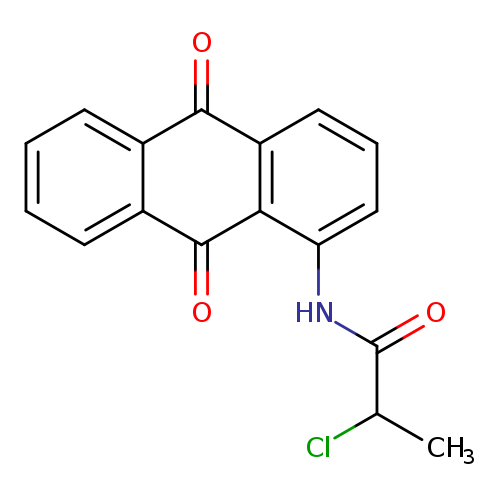2-chloro-N-(9,10-dioxo-9,10-dihydroanthracen-1-yl)propanamide