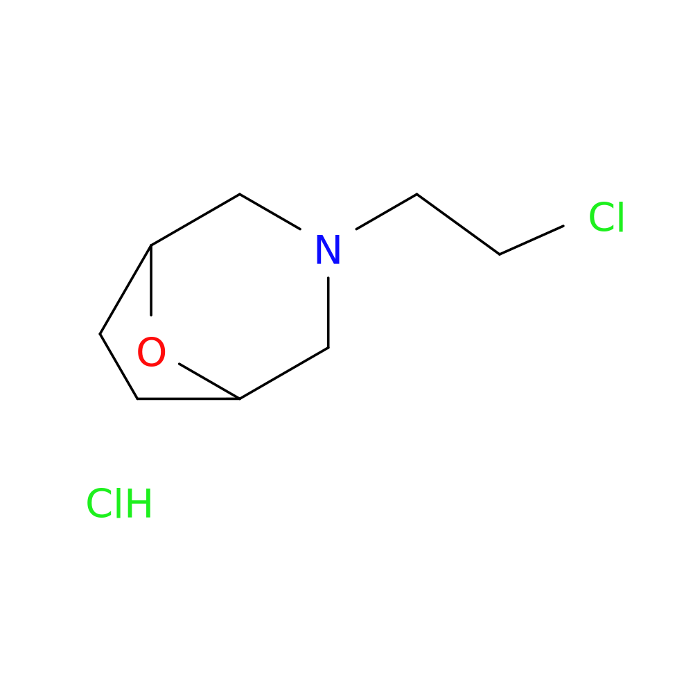 3-(2-chloroethyl)-8-oxa-3-azabicyclo[3.2.1]octane hydrochloride